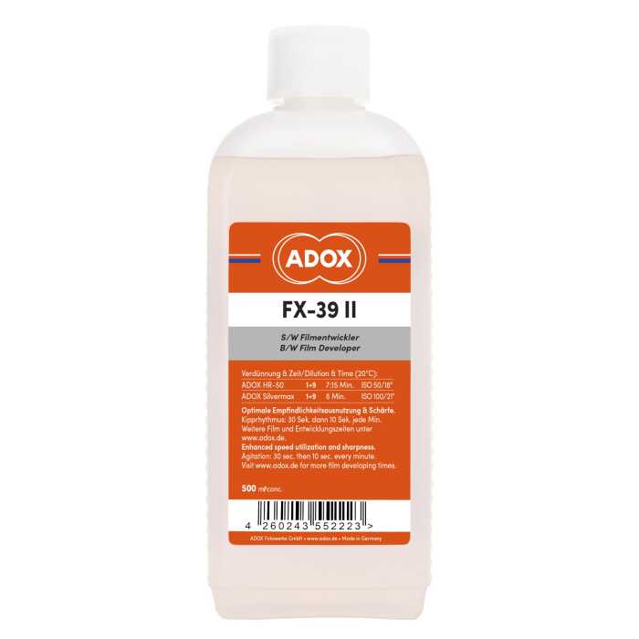 Adox wywoływacz FX II 0,5 l ( zdjęcie producent )