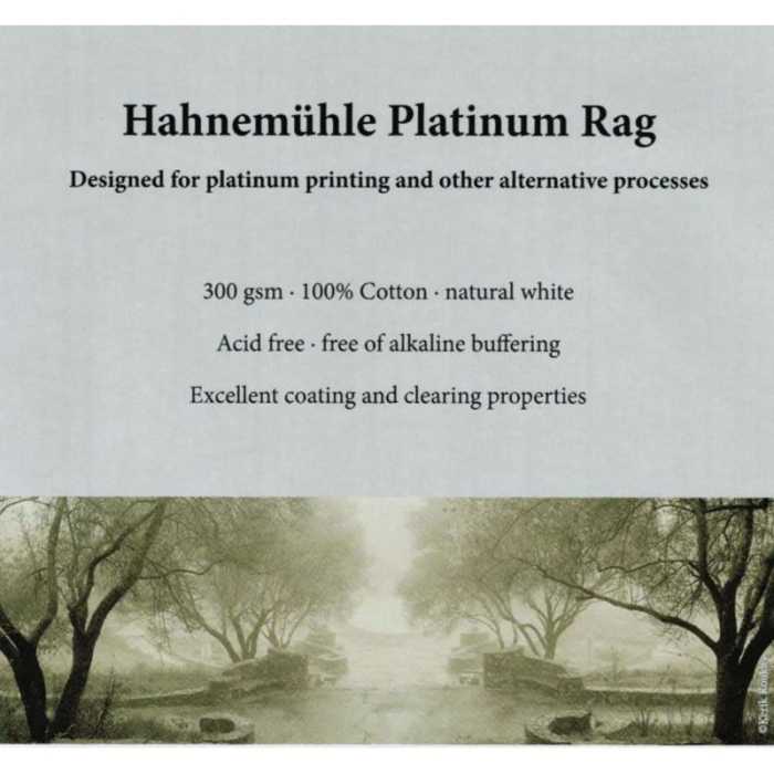 Papier bawełniany Hahnemühle Platinum Rag 8x10 cali do cyjanotypii i platynotypii