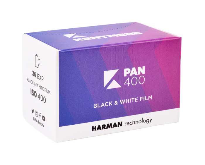 Kentmere 400 nowe opakowanie