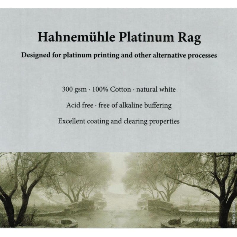 Papier bawełniany Hahnemühle Platinum Rag 11x15 cali 25 arkuszy do technik szlachetnych
