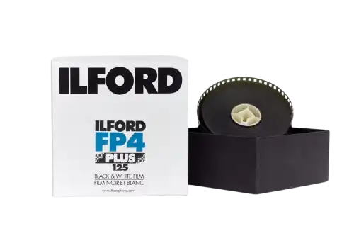 Ilford FP4 Plus 125 30,5m film czarno-biały w szpuli opakowanie