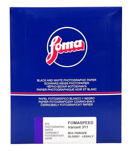 Czarno-biały papier fotograficzny Foma Fomaspeed Variant 311 błyszczący 10x15
