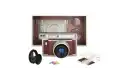 Zawartość zestawu i pudełka aparatu Lomo Instant Wide Glass widok z góry