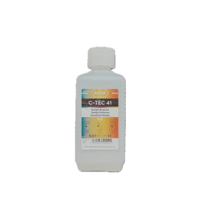 Płyn Adox C-41 Remjet Remover do usuwania warstwy remjet.
