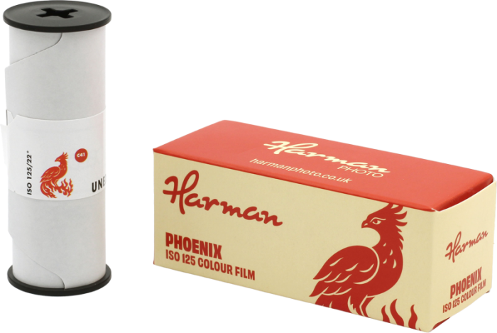 Kolorowy film średnioformatowy 120 Harman Phoenix I ISO 125 nowa wersja produkcyjna