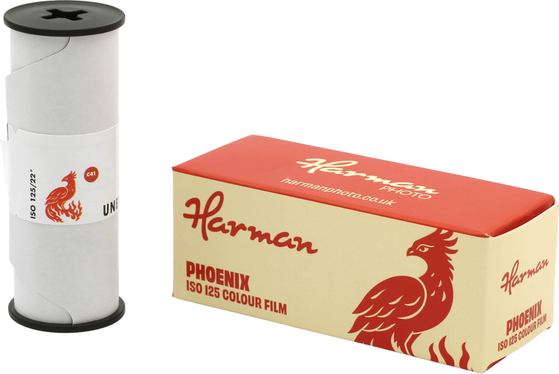 Kolorowy film średnioformatowy 120 Harman Phoenix I ISO 125 nowa wersja produkcyjna