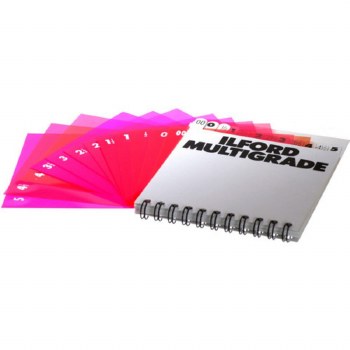 Foliowe filtry ciemniowe Ilford Multigrade gradacja od 00 do 5