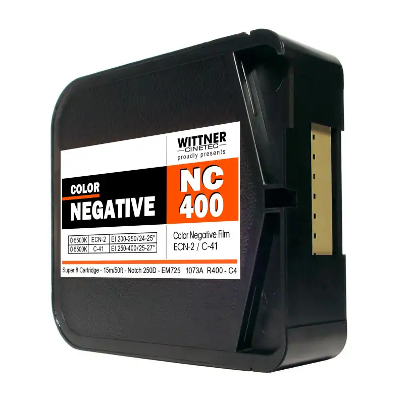 Kaseta filmu kolorowego Wittner ORWO NC 400 format Super 8 mm